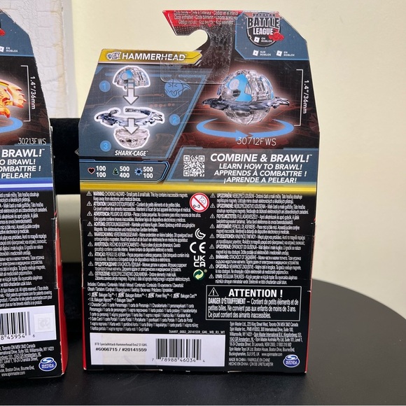 Bakugan Special Attack Bundle โ 3 Pack (Ventri, Dragonoid, Hammerhead) NIP - Picture 7 of 7